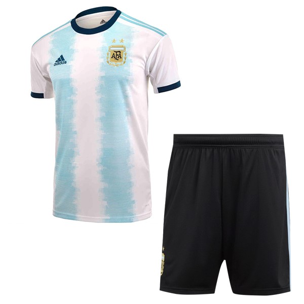 Camiseta Argentina 1ª Niños 2019 Azul Blanco